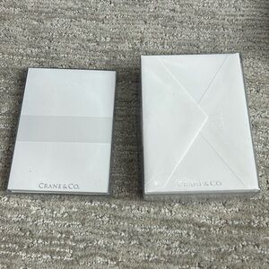 Crane & Co 25 Pearl White Kid Finish Response Cards & Envelopes